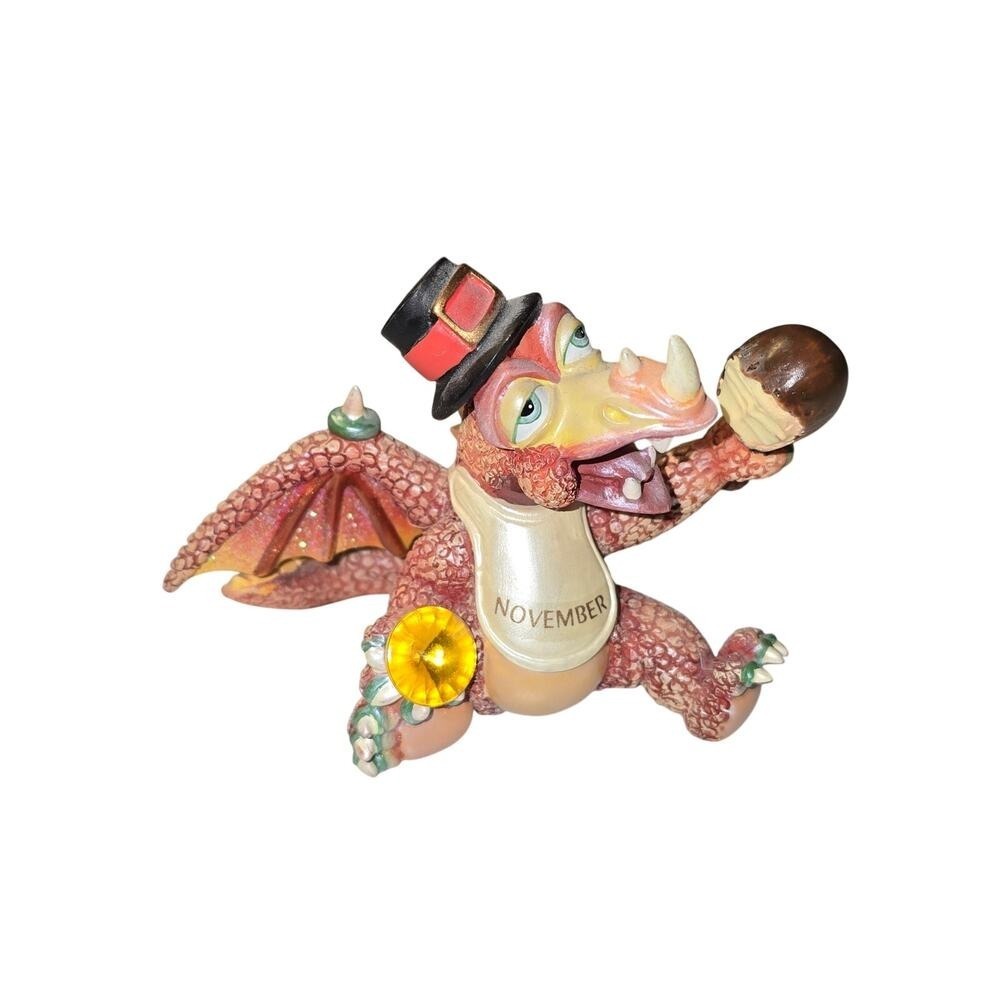Franklin Mint Mood Dragon of the Month Limited Edition November Plenty CI9330